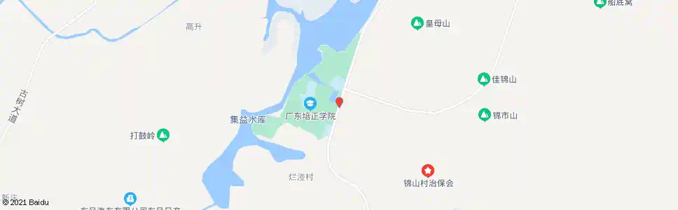 广州广东培正学院_公交站地图_广州公交_妙搜公交查询2025