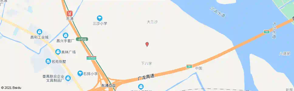 广州三沙公路_公交站地图_广州公交_妙搜公交查询2025