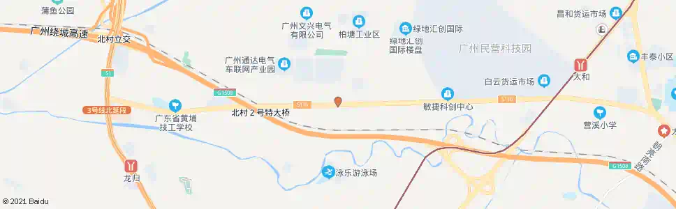 广州北太路柏塘路口_公交站地图_广州公交_妙搜公交查询2025