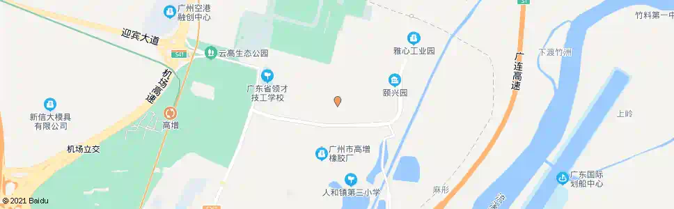 广州明星村口_公交站地图_广州公交_妙搜公交查询2025