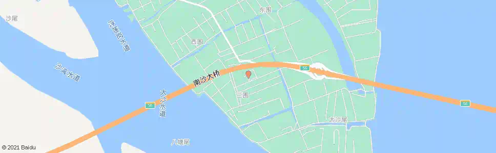 广州沙南村_公交站地图_广州公交_妙搜公交查询2025