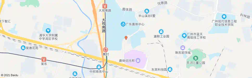 广州黄村训练基地_公交站地图_广州公交_妙搜公交查询2025