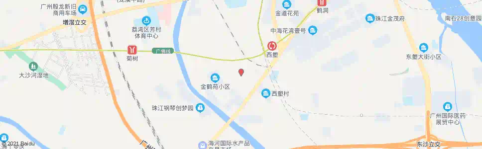 广州裕安围东约_公交站地图_广州公交_妙搜公交查询2025