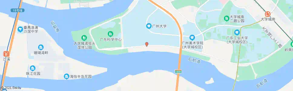 广州广大正门_公交站地图_广州公交_妙搜公交查询2025