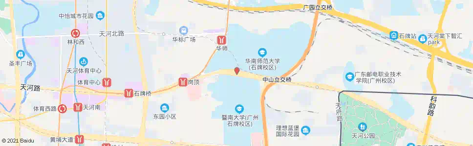 广州BRT师大暨大_公交站地图_广州公交_妙搜公交查询2025