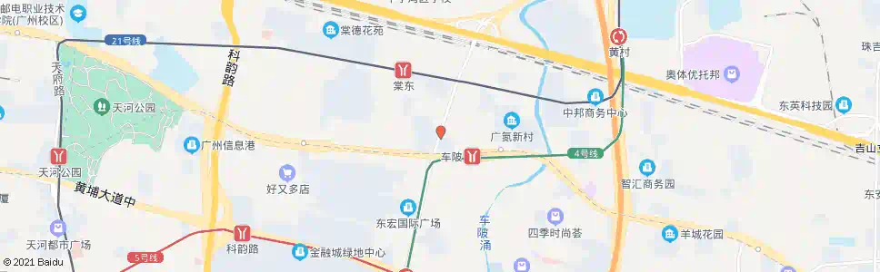 广州车坡路口_公交站地图_广州公交_妙搜公交查询2025