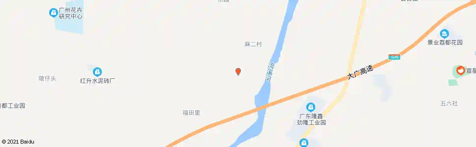 广州麻一工业区_公交站地图_广州公交_妙搜公交查询2025
