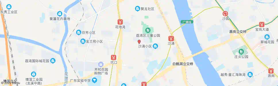 广州花湾路_公交站地图_广州公交_妙搜公交查询2025