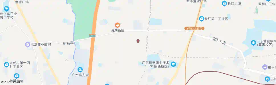 广州新石一环路口_公交站地图_广州公交_妙搜公交查询2025