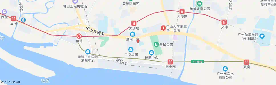 广州荔景园_公交站地图_广州公交_妙搜公交查询2025