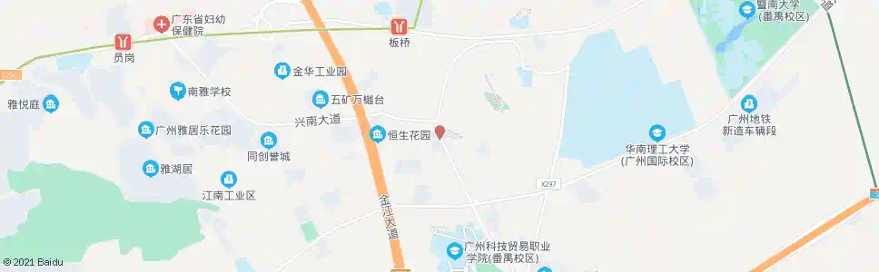 广州南山公园_公交站地图_广州公交_妙搜公交查询2025