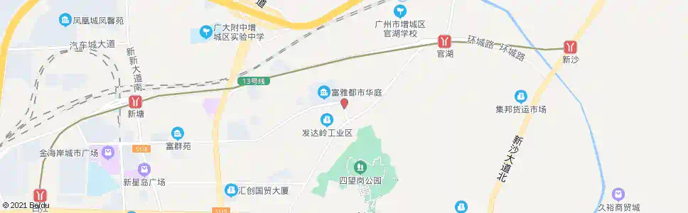 广州瑶田路_公交站地图_广州公交_妙搜公交查询2025