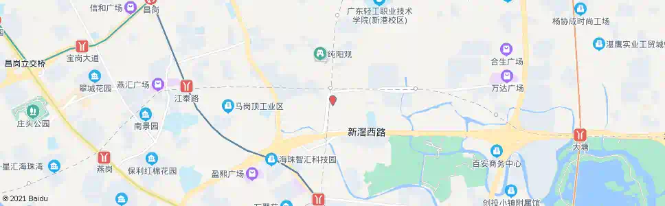 广州长江轻纺城_公交站地图_广州公交_妙搜公交查询2025