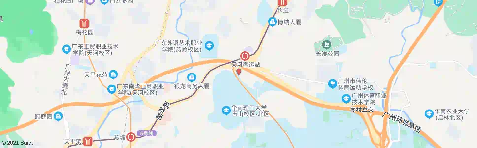 广州长福路口_公交站地图_广州公交_妙搜公交查询2025