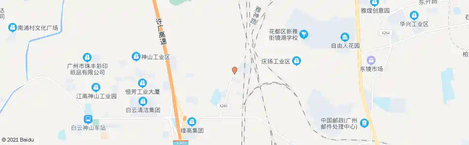 广州超邦化工厂_公交站地图_广州公交_妙搜公交查询2025