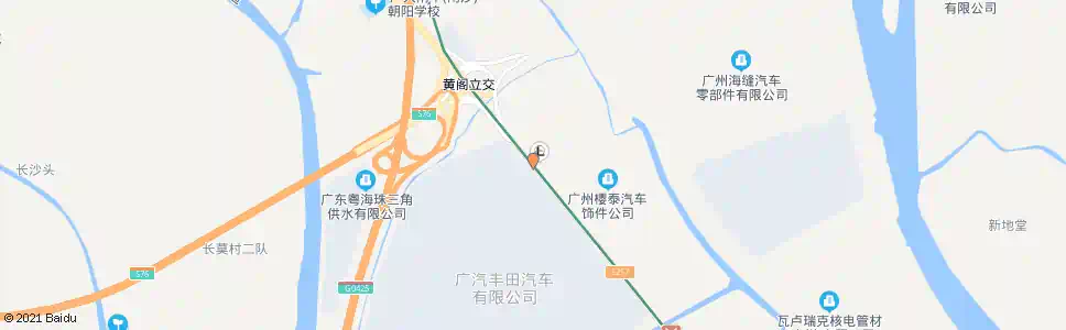 广州留新路口_公交站地图_广州公交_妙搜公交查询2025