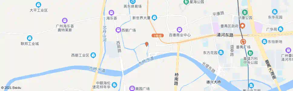 广州仲元中学_公交站地图_广州公交_妙搜公交查询2025