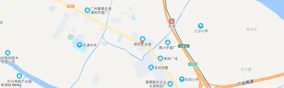 广州昌利工业城_公交站地图_广州公交_妙搜公交查询2025