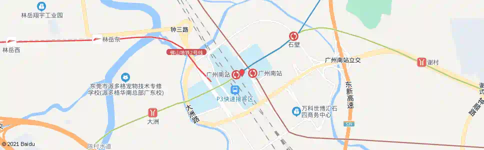 广州坪山2_公交站地图_广州公交_妙搜公交查询2025