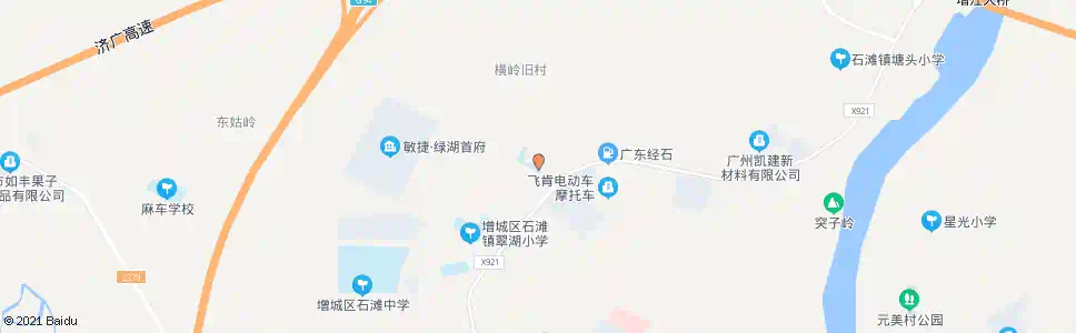 广州横岭村_公交站地图_广州公交_妙搜公交查询2025