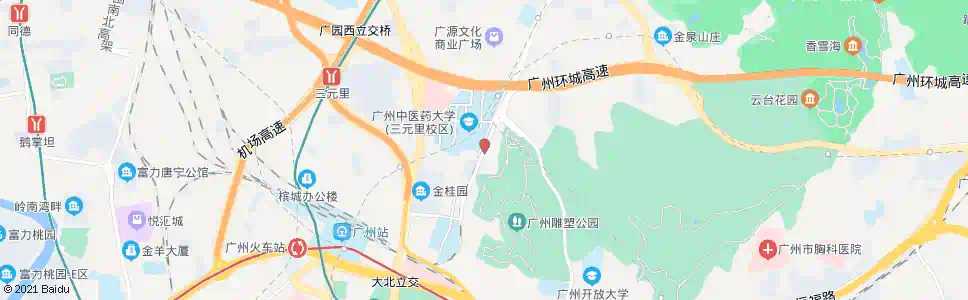广州政民路_公交站地图_广州公交_妙搜公交查询2025