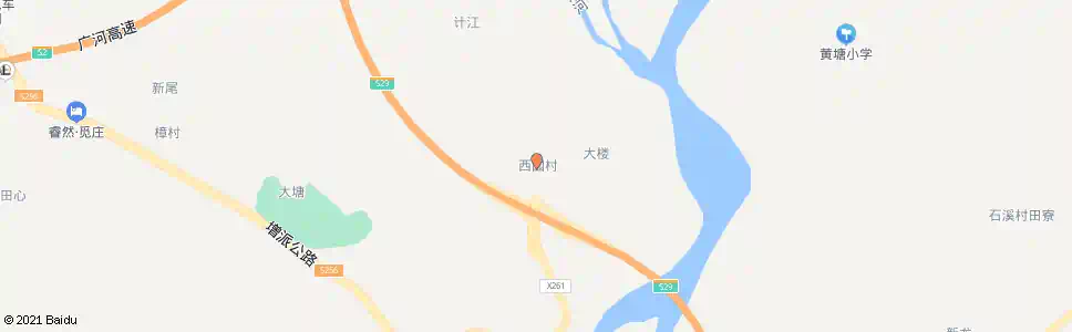 广州西园村_公交站地图_广州公交_妙搜公交查询2025