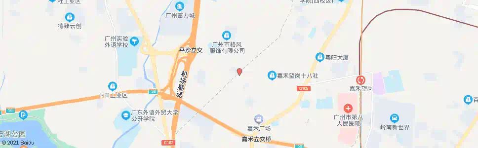广州西岭路口_公交站地图_广州公交_妙搜公交查询2025