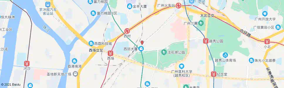 广州南国小商品城东_公交站地图_广州公交_妙搜公交查询2025