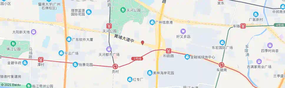 广州员村四横路_公交站地图_广州公交_妙搜公交查询2025