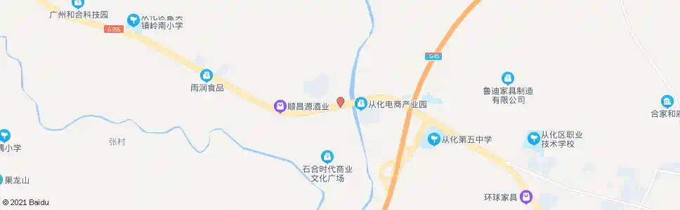 广州石合路口_公交站地图_广州公交_妙搜公交查询2025