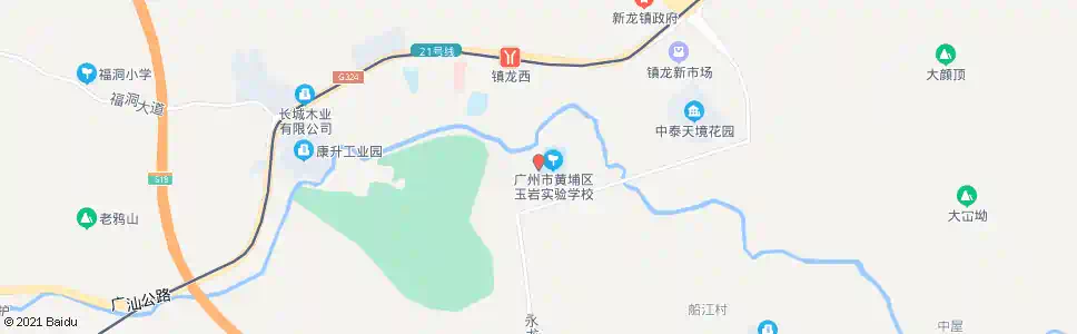 广州镇龙二中_公交站地图_广州公交_妙搜公交查询2025