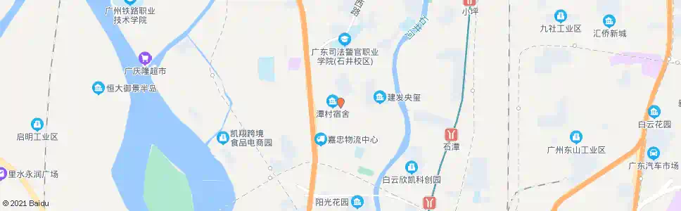 广州潭村总站_公交站地图_广州公交_妙搜公交查询2025