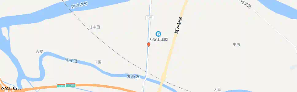 广州万安村_公交站地图_广州公交_妙搜公交查询2025