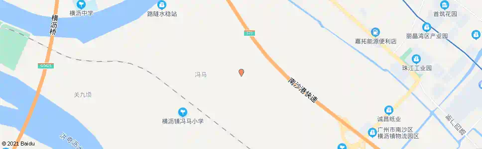 广州冯马一村_公交站地图_广州公交_妙搜公交查询2025