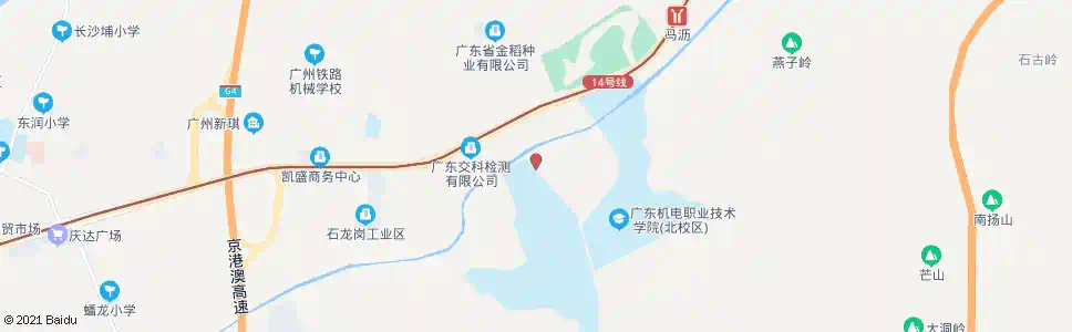 广州马沥村_公交站地图_广州公交_妙搜公交查询2025