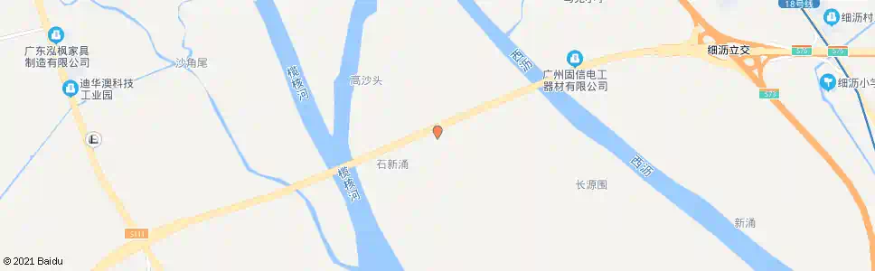 广州15队中桥_公交站地图_广州公交_妙搜公交查询2025