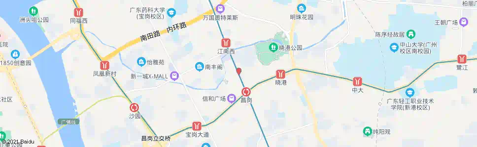 广州华海大厦_公交站地图_广州公交_妙搜公交查询2025