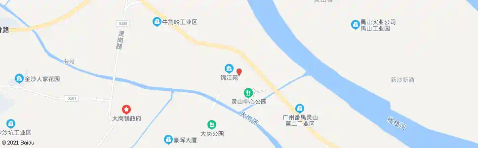 广州灵山路口南_公交站地图_广州公交_妙搜公交查询2025