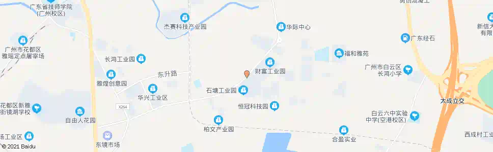 广州邦一工业园_公交站地图_广州公交_妙搜公交查询2025