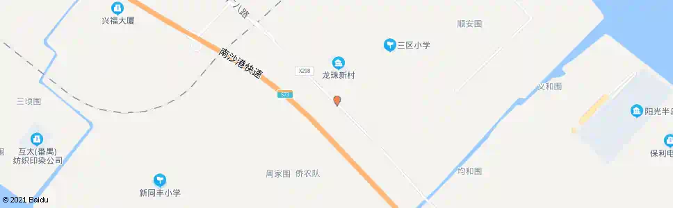 广州八涌_公交站地图_广州公交_妙搜公交查询2025