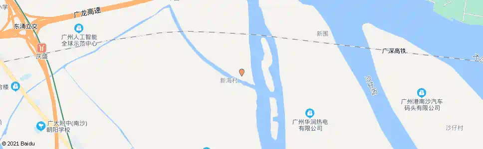 广州东风农场_公交站地图_广州公交_妙搜公交查询2025