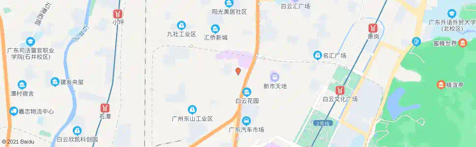 广州新达路_公交站地图_广州公交_妙搜公交查询2025