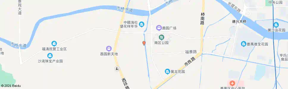 广州禺山高级中学(福贤路)_公交站地图_广州公交_妙搜公交查询2025