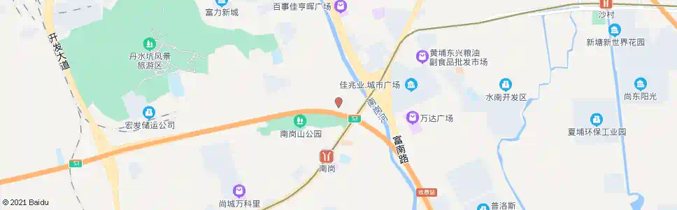 广州笔岗路_公交站地图_广州公交_妙搜公交查询2025