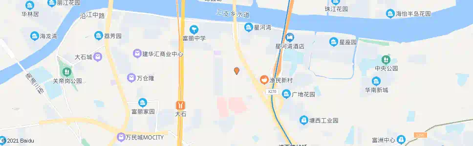 广州沙湾涌口村_公交站地图_广州公交_妙搜公交查询2025