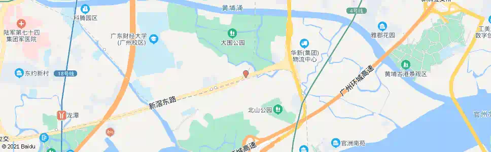广州新滘东路东_公交站地图_广州公交_妙搜公交查询2025
