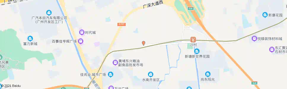 广州新墩大道_公交站地图_广州公交_妙搜公交查询2025