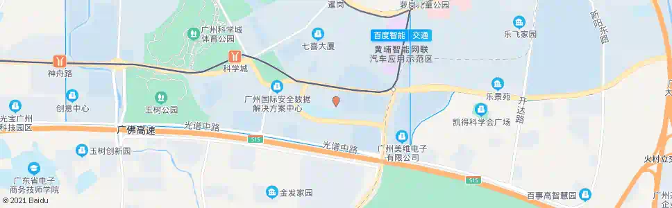 广州科学城(天泰二路)总站_公交站地图_广州公交_妙搜公交查询2025