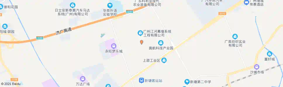 广州江河幕墙北门_公交站地图_广州公交_妙搜公交查询2025