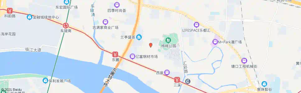 广州桃园中路_公交站地图_广州公交_妙搜公交查询2025